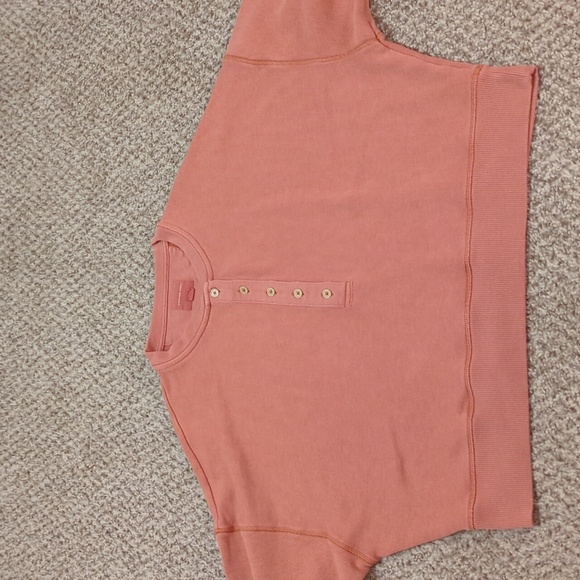 Pink Button-Up Sweatshirt - Picture 5 of 9